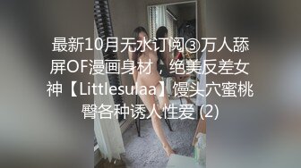 最新10月无水订阅③万人舔屏OF漫画身材，绝美反差女神【Littlesulaa】馒头穴蜜桃臀各种诱人性爱 (2)